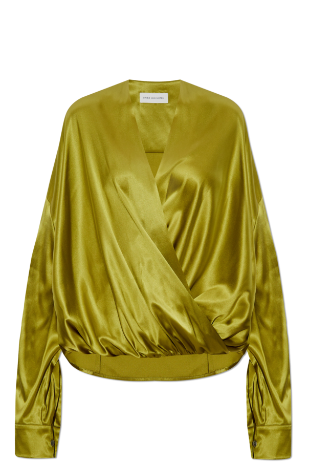 DRIES VAN NOTEN silk  top